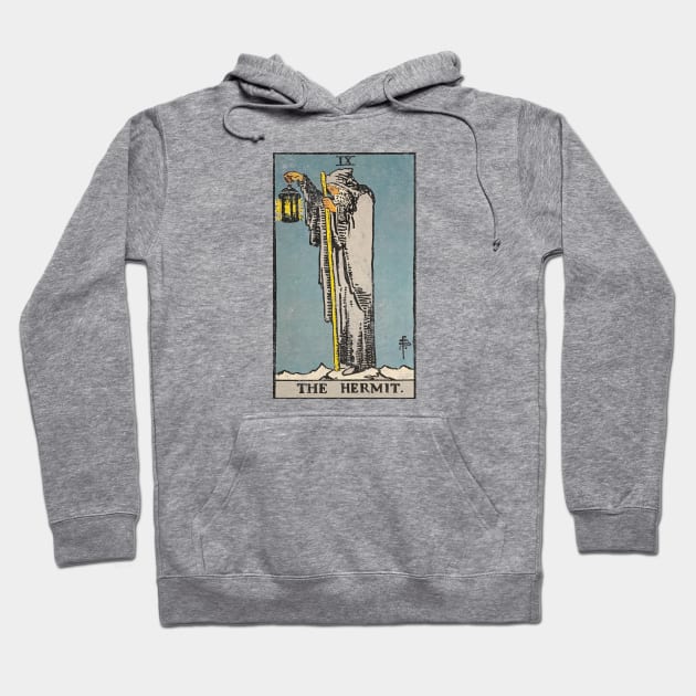 The Hermit (distressed) Hoodie by Nate's World of Tees